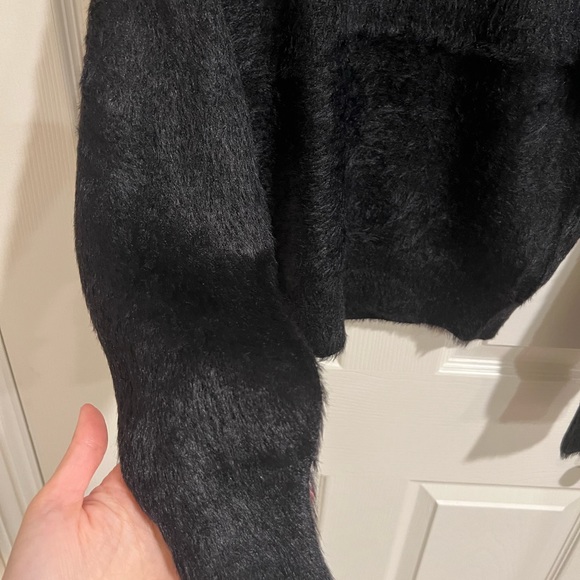 ZARA FUZZY MOCK NECK SWEATER - Picture 5 of 5